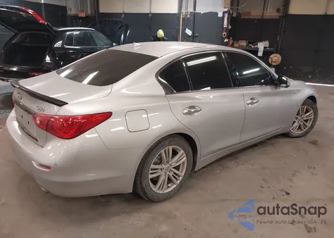 2014 Infiniti Q50 Premium z USA, uszkodzony, nr VIN JN1BV7AR8EM700089